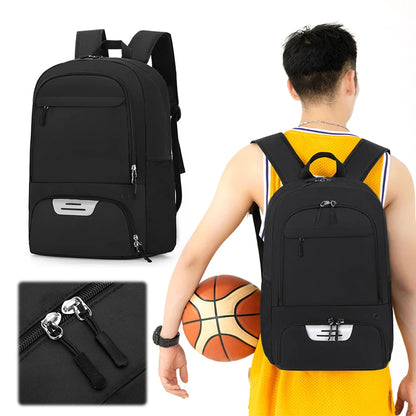 Basketball Backpack Large Sports Bag with Shoe Compartment Gym Bag Multi-pockets Laptop Backpack for Soccer Volleyball