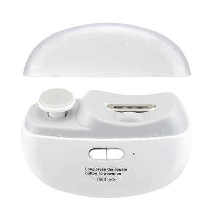 Electric Nail Clipper 2-in-1 Manicure Polishing Machine for Adult And Baby Fingernails - Automatic Trimmer And Cutter Grinder