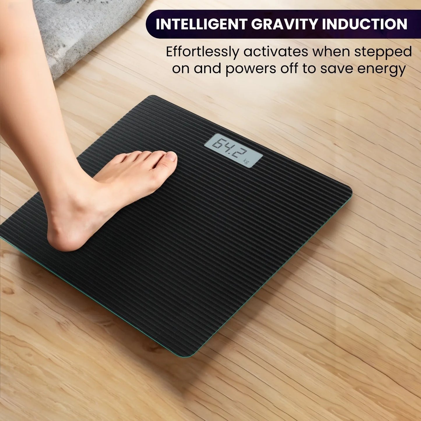 Digital Bathroom Scales 180KG Body Weight Weighing Scale Smart LED Electronic