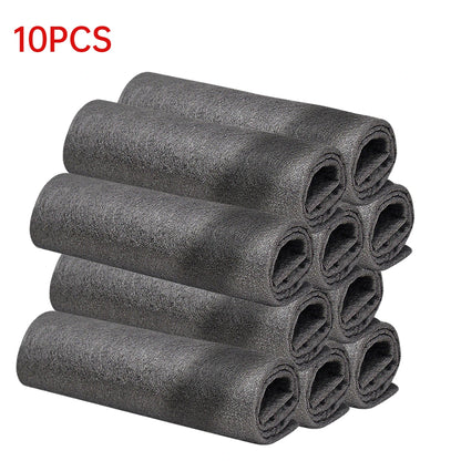 20/5PCS Thickened Magic Cleaning Cloth Reusable Microfiber Washing Rags Glass Wipe Towel For Kitchen Mirrors Auto Windows