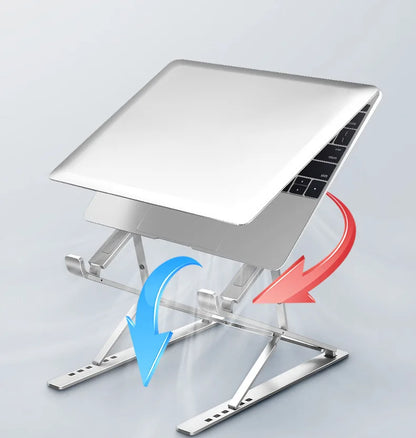 For Macbook Laptop Stand Folding Adjustable Aluminum Computer Pc Tablet Stand Notebook Tablelaptop Holder Heat Dissipation