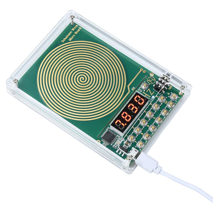 Adjustable 0.1Hz-100000Hz 7.83HZ Schumann Resonance Ultra-low Frequency Pulse Wave Generator Audio Resonator DC 5V