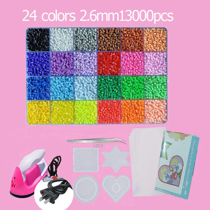 “Hama Beads Box – Thermal Mosaic Ironing Beads for Education, DIY Fuse Beads Toy, Available in 24, 48, or 72 Colors, 2.6 mm or 5 mm.”
