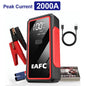 2000A/1200A High Power Car Battery Jump Starter Portable Car Battery Booster Charger Booster Power Bank Starting Device USB Port