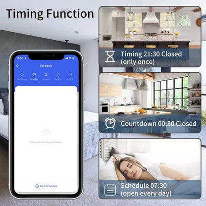 Tuya Smart Wifi Switch RF433Mhz Wireless Light Switch 16A/20A Relay Smart Life App Remote Voice Control With Alexa Google Home