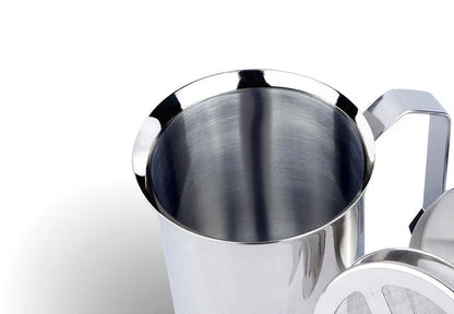 Milk Bubble Machine Stainless Steel Manual Milk Beater Latte Milkshake Coffee Machine Milk Foam Hand-held Milk Jug Gift Set