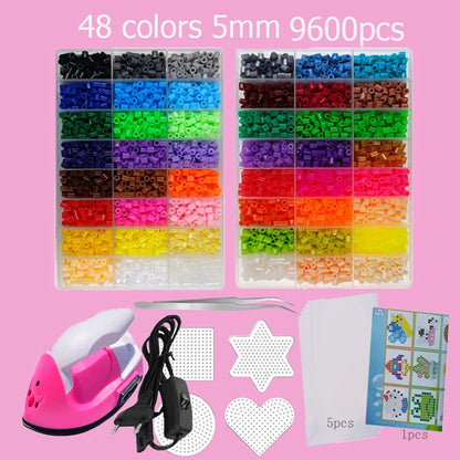 “Hama Beads Box – Thermal Mosaic Ironing Beads for Education, DIY Fuse Beads Toy, Available in 24, 48, or 72 Colors, 2.6 mm or 5 mm.”