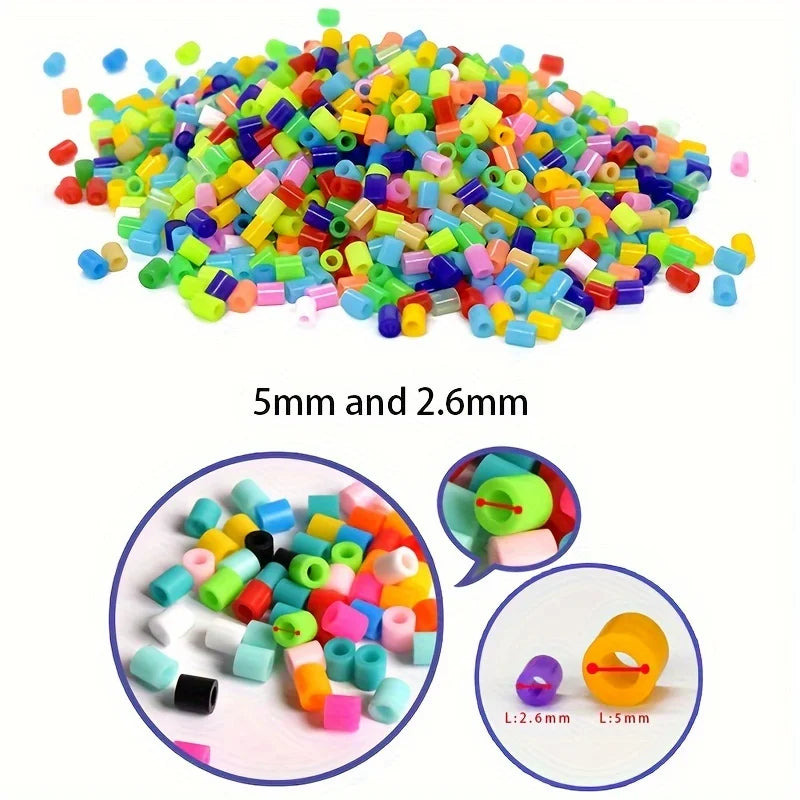“Hama Beads Box – Thermal Mosaic Ironing Beads for Education, DIY Fuse Beads Toy, Available in 24, 48, or 72 Colors, 2.6 mm or 5 mm.”