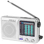 Radio FM/AM Small Portable Radio Battery Operated Radio Full-wave Band World Receiver Telescopic Antenna Built-in Speaker