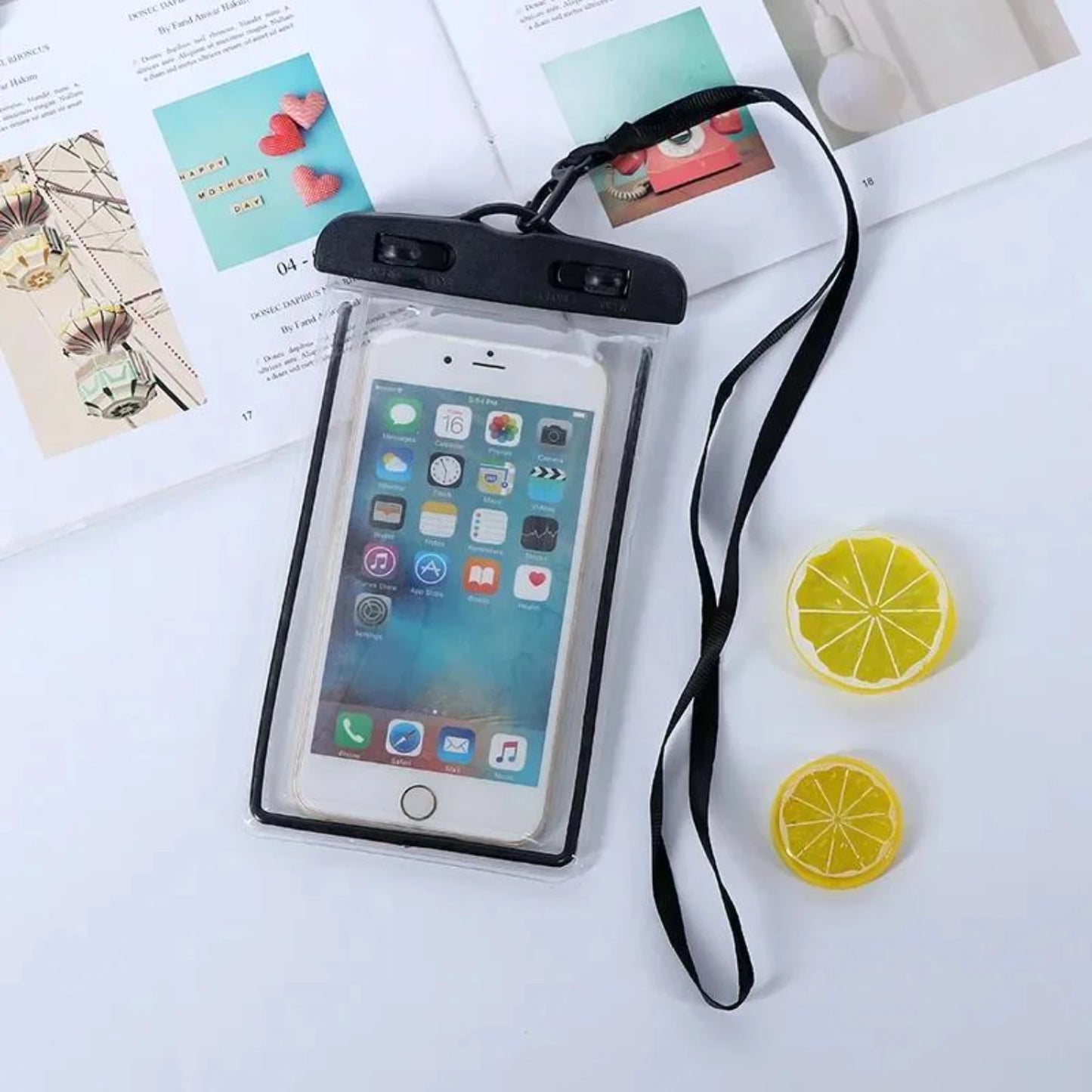 Waterproof Phone Pouch - Fits Up To 6.7" Devices, Durable Pvc Underwater Dry Bag For Swimming & Diving