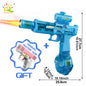 HUIQIBAO Electric Pulse Water Gun Simulated Flame Sensor Light Fully Automatic Fights Toy Water Pistol Outdoor Beach Toys Adult