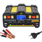 Intelligent Pulse Repair Battery Charger EU Plug 300AH LCD Display For Wet Dry Lead Acid Full Automatic Car Battery Charger 220W