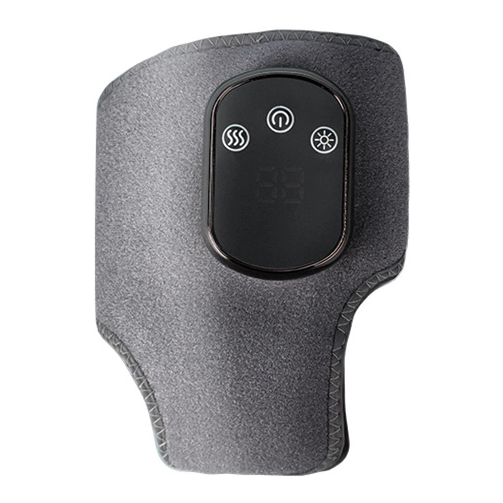 Cordless Heated Ankle Wrap Foot Revive Massager with 3 Vibration Mode 5 Heat Level for Achilles Tendinitis and Plantar Fasciitis