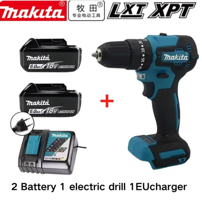 100%Original Makita DDF487 Cordless Driver. Drill Brushless Electric Impact Screwdriver Rechargeable Power Tool 18V With battery