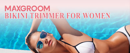 MAXGROOM Women's Body Hair Trimmer Electric Razors for Lady Face Armpit Leg Bikini Body Epilator Portable Painless Hair Remover