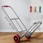 Foldable Stainl Steel Hand-Pulled op Cart for Lage Transport Double Trailer Small Goods Trolley Pu Cart Water