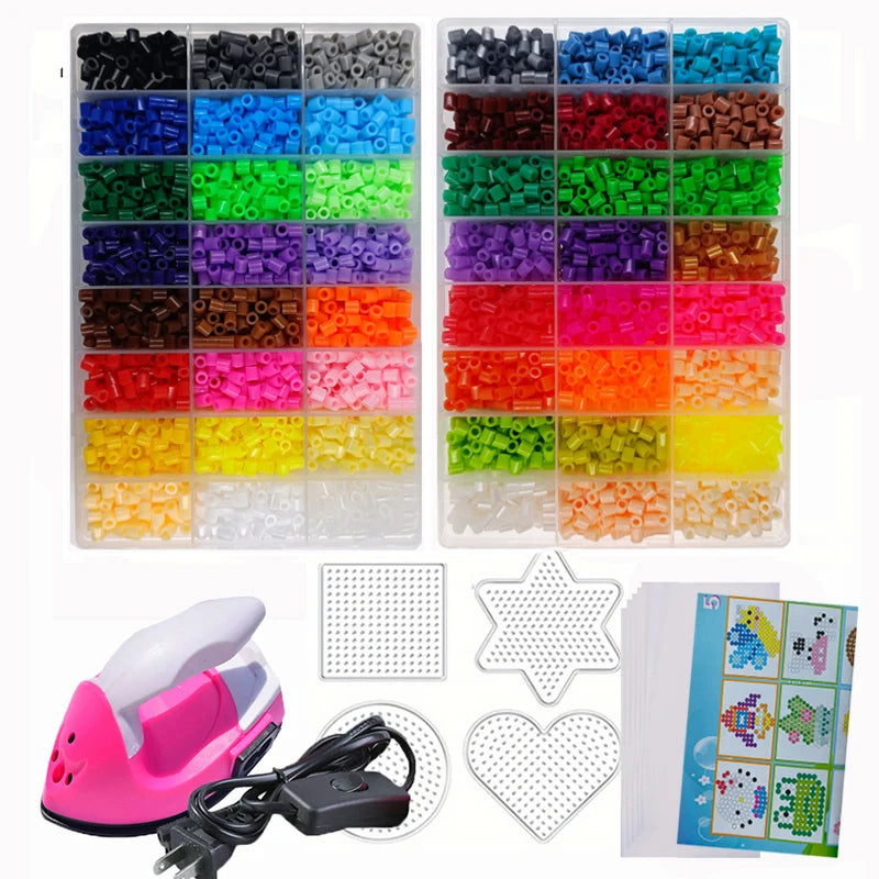 “Hama Beads Box – Thermal Mosaic Ironing Beads for Education, DIY Fuse Beads Toy, Available in 24, 48, or 72 Colors, 2.6 mm or 5 mm.”