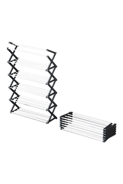【Breeins】Foldable Multi-Tier Metal Shoe Rack for Entryway Shoes Storage Organizer Shelf Home Decoration Cabinet