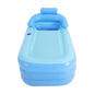 Modern Large Blue PVC Inflatable Bathtub Portable Folding Self-Contained Outdoor Bathtub for Adults And Children 160x84x64 Cm