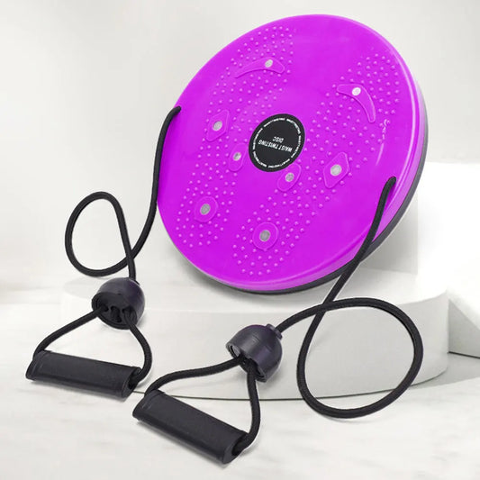 Magnet Foot Board with Pull Rope Torsion Body Dance Plate Multifunction Weight Loss Aerobic Exercise Tool
