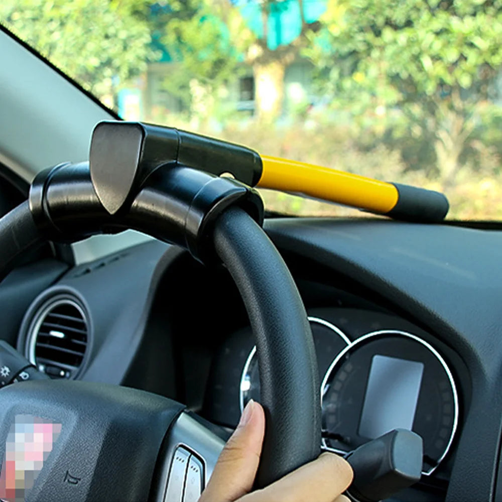 Universal Car Steering Wheel Lock Heavy Duty Anti-theft T-Bar Steering Wheel Immobiliser Car Accessories