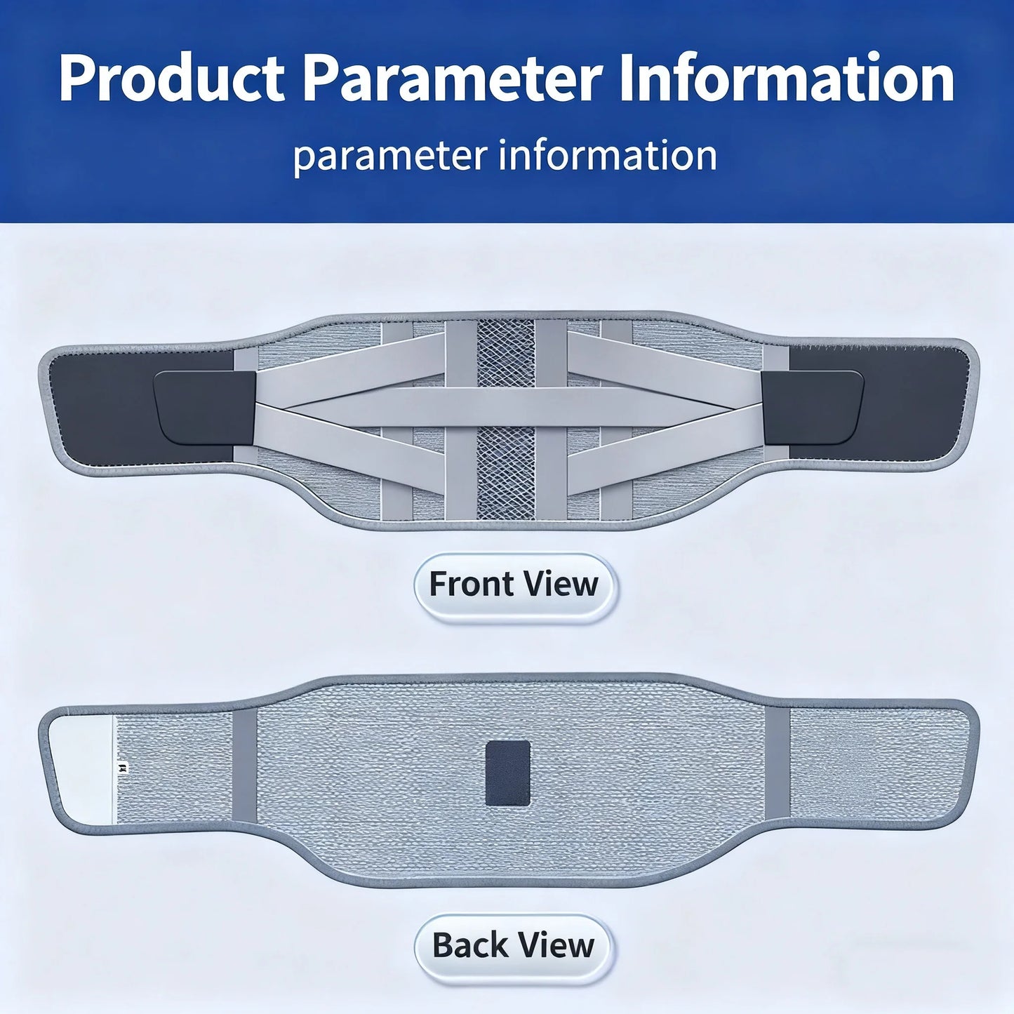 Back Brace Adjustable Waist Belt Support Brace for Lumbar Trainer Sweat Belt Comfortably Breathable for Assistance