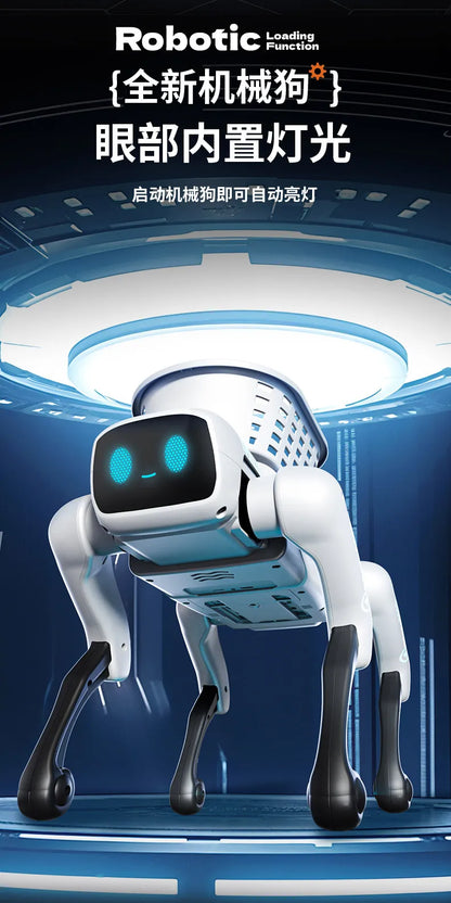 2026 New Ai Intelligent Smart Robot Dog Remote Control Toy Programmable With Loading Basket For Boys Birthday Festival Gift