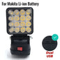 For Makita 14.4V-18V Li-ion Battery Lantern Outdoor Flashlight Cordless LED Work Light Camping Lamp Emergency Lighting