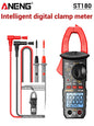 ANENG ST180 AC Current Clamp Meter  Digital 4000 Counts Multimeter Ammeter Voltage Tester Car Amp Hz Capacitance NCV Ohm Tool