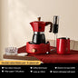 Bincoo Double Valve Coffee Moka Pot Espresso Machine Electric Stove Brewed Coffee Italian Home Outdoor Barista Accessories 220V