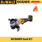 DEWALT DCG405 125mm flat head angle grinder bare machine tool cutting machine 18V lithium battery brushless tools
