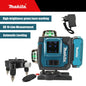 Makita Electric Tool 360-Degree X4 16-Line Outdoor Laser Level Self-Levelling Vertical Cross-Line Tool for Precision Measurement