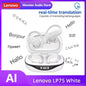 Original Lenovo LP75 TWS Bluetooth V5.3 Headphones Wireless LED Digital Display Earphones Noise Reduction Waterproof Headset New