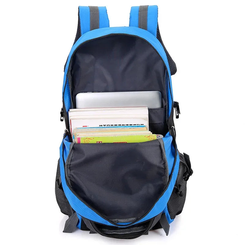 High-quality Nylon Waterproof Travel Backpack Men and Women Mountaineering Travel Bag Hiking Backpack Outdoor Sports Schoolbag