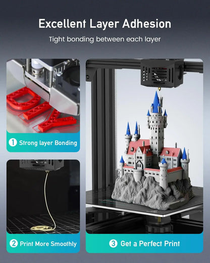 SUNLU PETG 3D Printer Filament 5KG Neatly Wound Good Toughness 1.75mm 3D Filament with Reusable Spool for Most FDM Printer