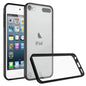 Transparent Case for IPod Touch 5 / Touch 6 / Touch 7 Hybrid Shockproof Cover Soft TPU Frame with Clear Hard Acrylic Shell Capa