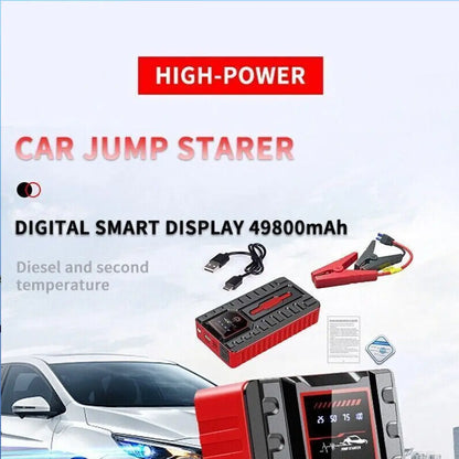 49800Mah Car Jump Starter Pack Booster Battery Charger Emergency Power Bank 12V