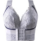 Plus Size Push Up Bra Wireless Front Closure - Seamless Comfort Bralette for Women, No Underwire Lift Support T-Shirt Bra