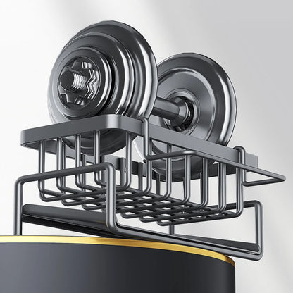 1 Pcs Kitchen Space Aluminum Sink Drain Rack Sponge Storage Faucet Holder Soap Drainer Shelf Basket Organizer Bathroom Accessories