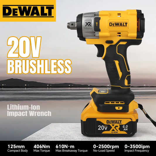 DEWALT DCF922 ATOMIC 20V MAX 1/2 in Cordless Impact Variable - speed Electric Wrench with Detent Pin Anvil
