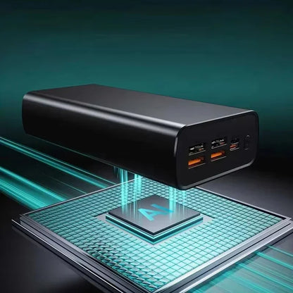 Lenovo 140W 500000mAh CCC Powerbank Super Fast Charging Portable Battery Charger Ultra Capacity LED Digital Display