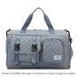 Durable Nylon Travel Duffle Bag, Portable Sports Gym Bag for Overnight Trips Shoulder Duffel Training Bag, Spacious Argyle