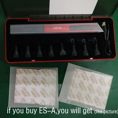 DSPIAE DIY ES-A Reciprocating Sander Electric Grinding Pen Plastic Model Sanding Paper Head for Military Model Craft Tools Hobby