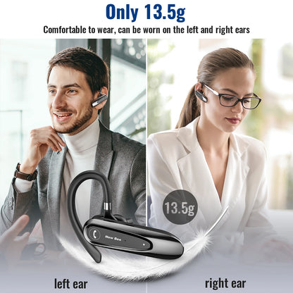 New Bee B45 Wireless Headset Bluetooth 5.0 Earphones Dual Mic Mute Handsfree Earbuds CVC8.0 Noise Reduction for Business Driving