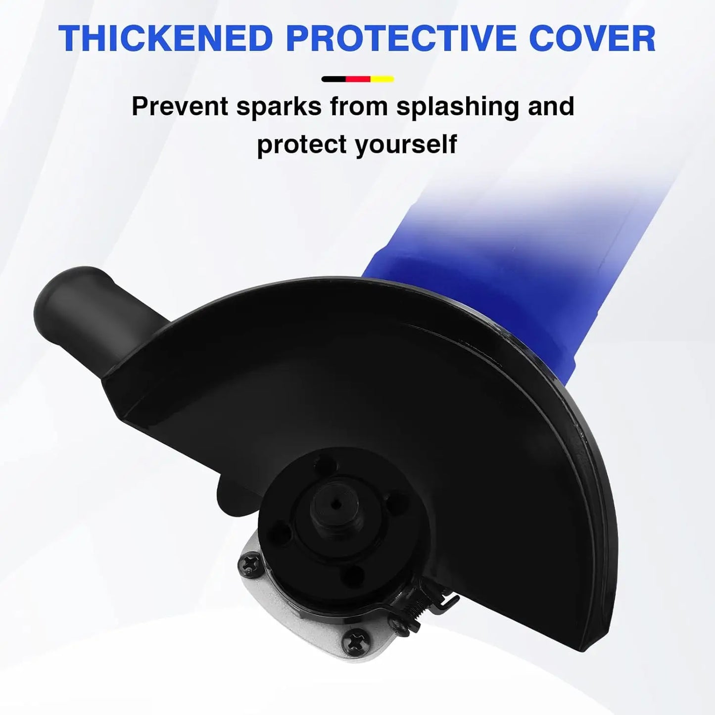 DayPlus 2000W Corded Electric Angle Grinder 115mm Disc Heavy Duty Cutting Grinding