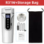 Electric kettle 12v/24v smart car heating cup touch screen thermos cup 450 ml car heating cup adjustable temperature
