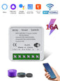Tuya Smart WiFi Switch 16A 20A 433Mhz Receiver Breaker Smart Life App Remote Supports 2-way Control Works with Alexa Google Home