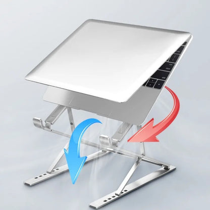 For Macbook Laptop Stand Folding Adjustable Aluminum Computer Pc Tablet Stand Notebook Tablelaptop Holder Heat Dissipation