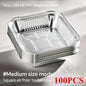 50/100PCS Air Fryer Liners Aluminum Foil Bowls Disposable Food Grade Air Fryer Paper for for Baking Frying Grilling Roasting