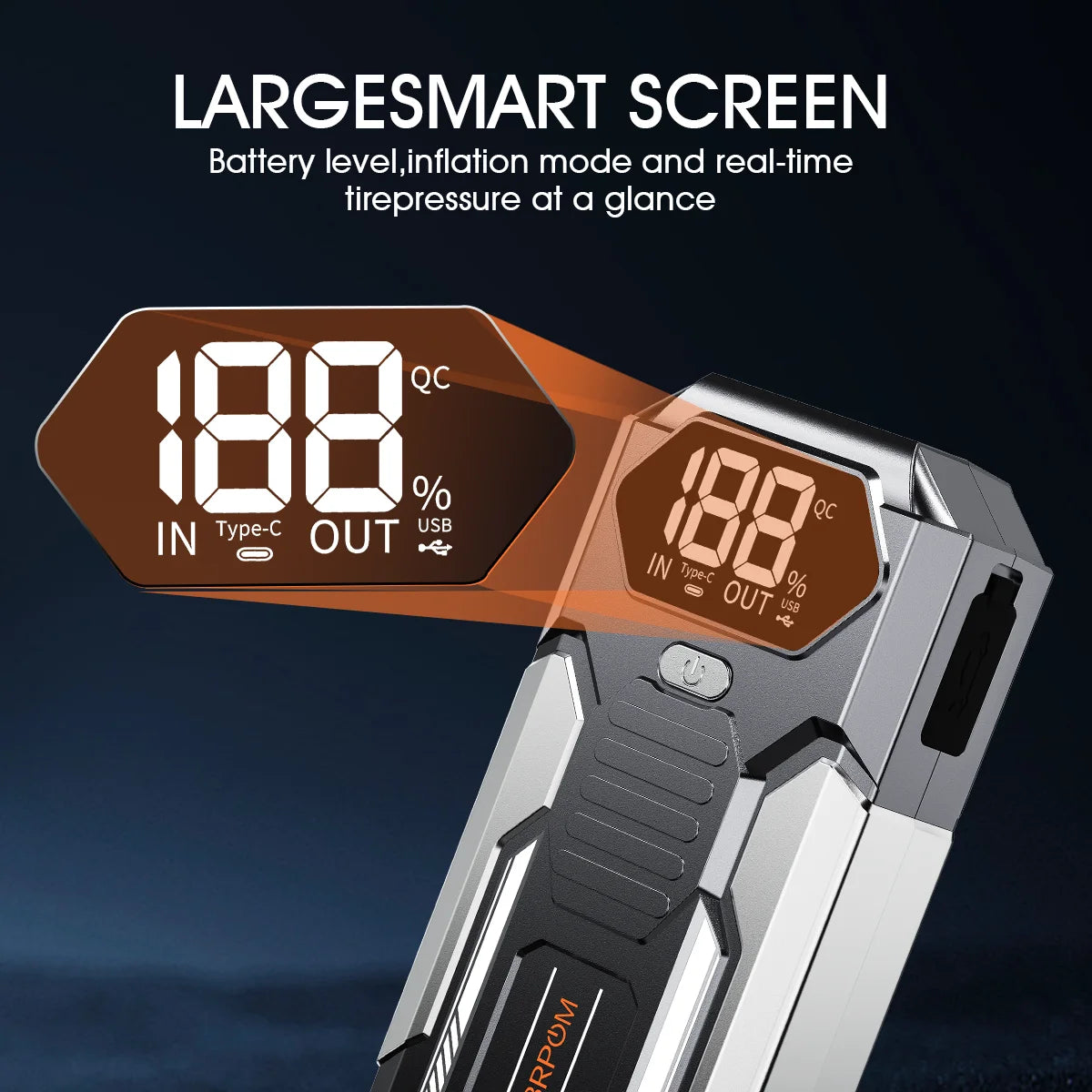 Car Jump Starter  Battery Charger Emergency Power Bank Booster for 12V Gasoline and Diesel Vehicles Starting